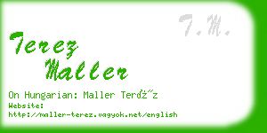 terez maller business card